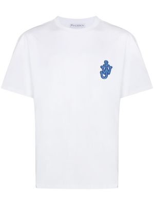 JW Anderson Anchor logo-patch T-shirt - White