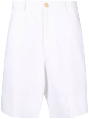 Alexander McQueen high-waisted straight-leg shorts - White