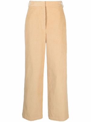 Jejia corduroy wide-leg trousers - Neutrals