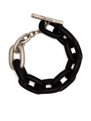 Parts of Four chunky chain bracelet - Black