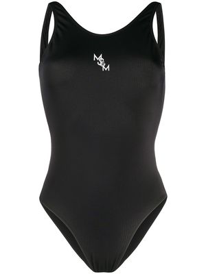 MSGM scoop-back swimsuit - Black
