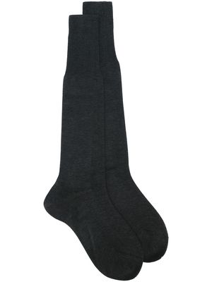 Fashion Clinic Timeless high knitted socks - Grey