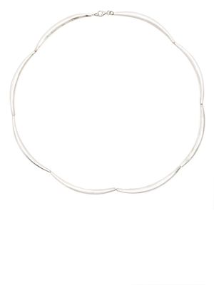 ENI JEWELLERY Maria's brushed necklace - Silver