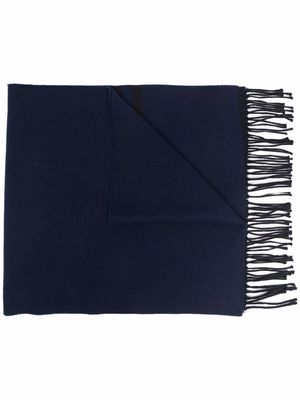Bally logo-print scarf - Blue