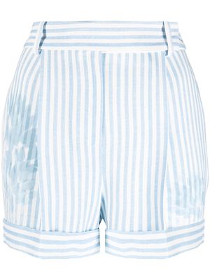 Ermanno Scervino striped tailored shorts - Blue