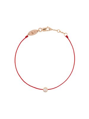 Redline 18kt rose gold and diamond string bracelet