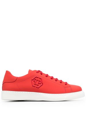 Philipp Plein Hexagon low-top sneakers - Red