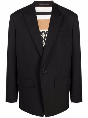 Valentino peak-lapel single-breasted blazer - Black
