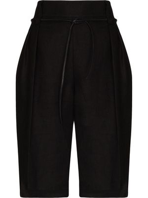Brunello Cucinelli high-waisted bermuda shorts - Black