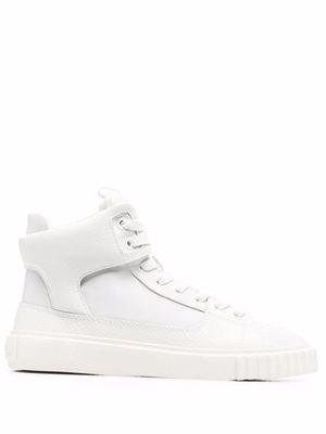 Just Cavalli high-top lace-up trainers - White