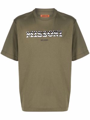 Missoni Capsule-logo cotton T-shirt - Green