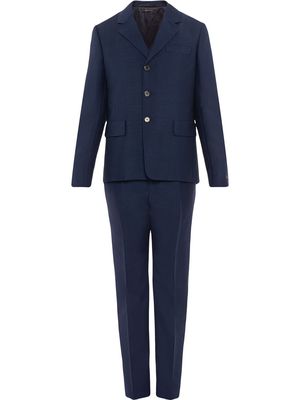 Prada single-breasted two-piece suit - Blue