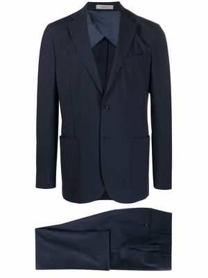 Corneliani single-breasted wool suit - Blue