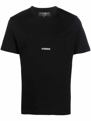 Hydrogen logo crew-neck T-shirt - Black