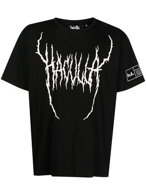 Haculla Demon print T-shirt - Black