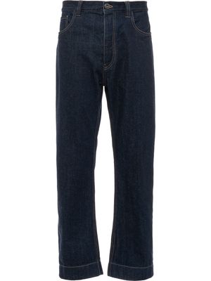 Prada cropped five-pocket jeans - Blue