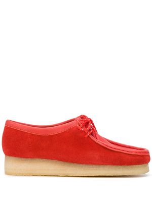 Clarks Originals Wallabee suede lace-up shoes - Red