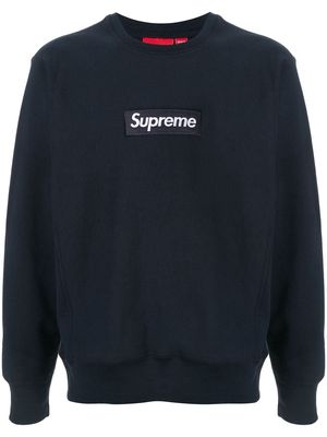 Supreme logo sweatshirt - Blue