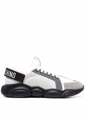 Moschino mesh-panelled chunky sneakers - White
