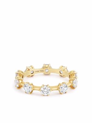 Jade Trau 18kt yellow gold Kismet diamond medium ring