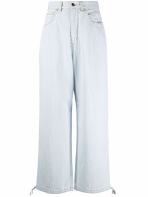 Société Anonyme high-waisted wide-leg jeans - Blue