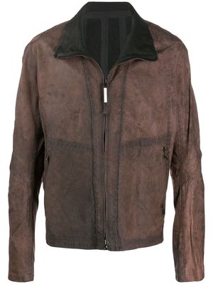 Isaac Sellam Experience zipped bomber jacket - Brown