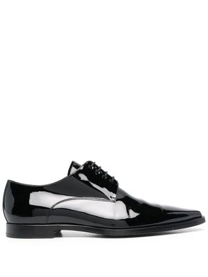 Dsquared2 high-shine lace-up shoes - Black