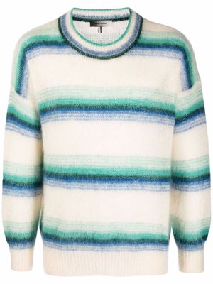 Isabel Marant striped knitted jumper - Neutrals