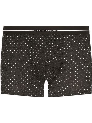Dolce & Gabbana polka-dot boxers - Black