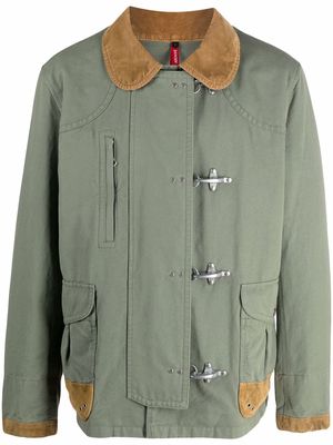 Fay fitted shirt jacket - Green