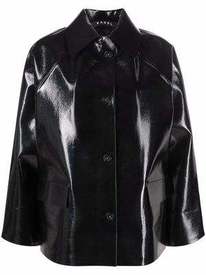 KASSL Editions high-shine finish jacket - Black