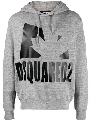 Dsquared2 logo-print hoodie - Grey