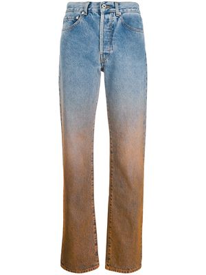 Off-White Degrade two-tone jeans - Blue
