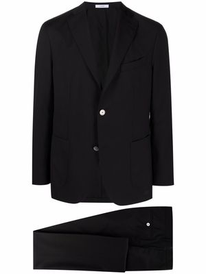 Boglioli virgin wool-blend suit jacket - Black