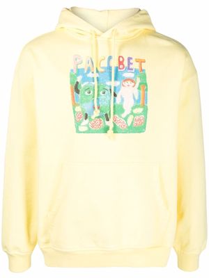 PACCBET World-Peace cotton hoodie - Yellow
