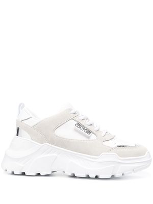 Versace Jeans Couture logo low-top sneakers - White