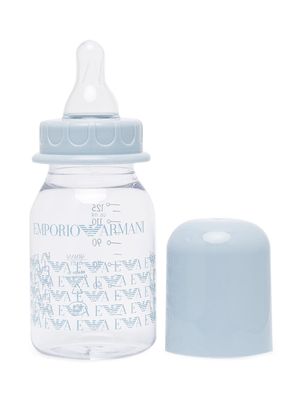 Emporio Armani Kids logo-print bottle set - Blue