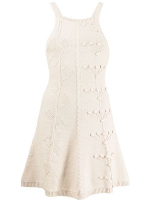 Alice McCall Songbird knitted mini dress - White