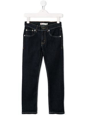 Levi's Kids mid-rise skinny jeans - Blue