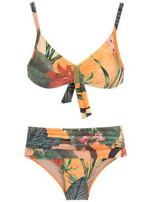Lygia & Nanny Anne leaf-print bikini - Multicolour