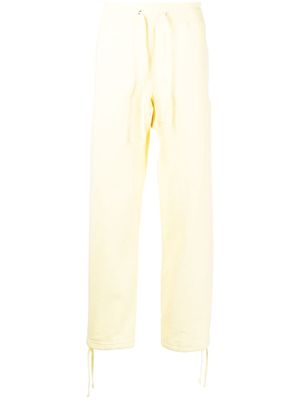 Suicoke drawstring-waist cotton track trousers - Yellow