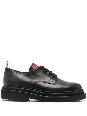 424 leather lace-up shoes - Black