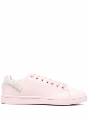 Raf Simons leather low-top sneakers - Pink