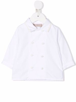 La Stupenderia double-breasted organic cotton shirt - White