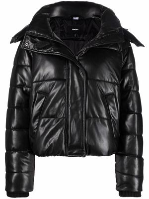 DKNY hooded puffer jacket - Black