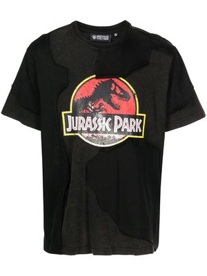 Mostly Heard Rarely Seen Jurassic Park print T-shirt - Black