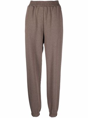 12 STOREEZ high-rise track trousers - Brown