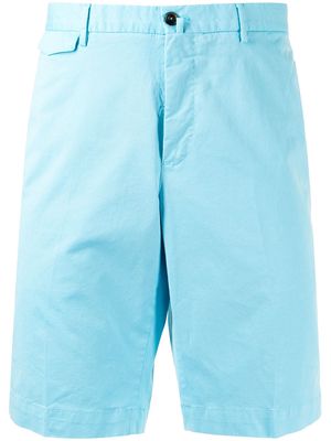 Pt01 mid-rise cotton bermuda shorts - Blue