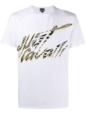 Just Cavalli logo-print T-shirt - White