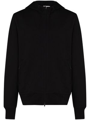 Y-3 logo-print hoodie - Black